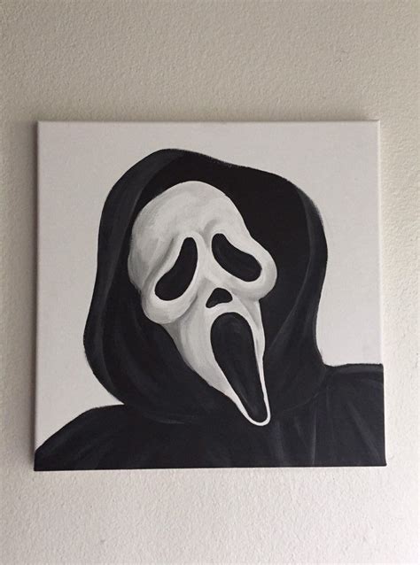 ghost face painting scream - Rashida Paquette