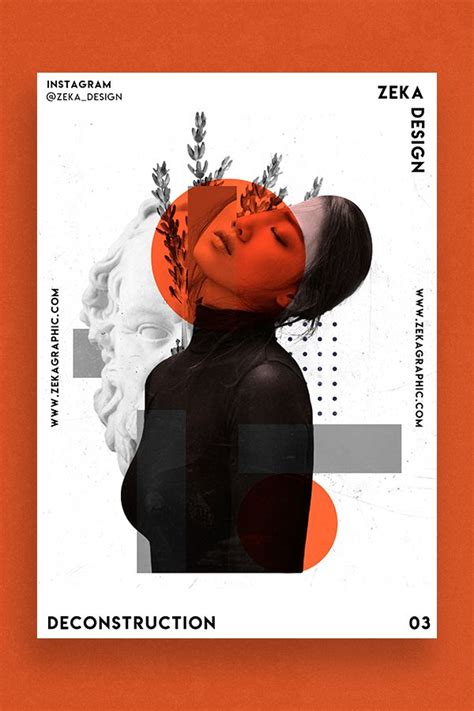 Poster Design Inspiration by Zeka Design Minimalist Graphic Design Poster Ideas Deconstruction ...