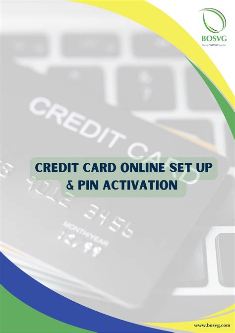 Credit Card Online Set up & Pin Activation by BOSVG - Issuu