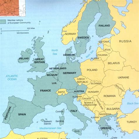 Map of europe 1914 capitals