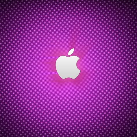 Purple Apple Logo iPad Wallpaper | ipadflava.com