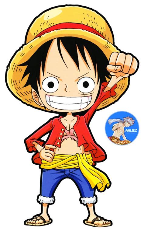 Chibi Luffy - Render by aaliez | Chibi wallpaper, Chibi, One piece drawing