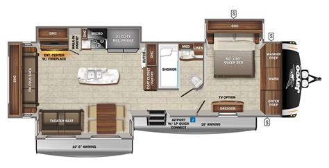 Rear Kitchen Travel Trailers Floor Plans | Wow Blog