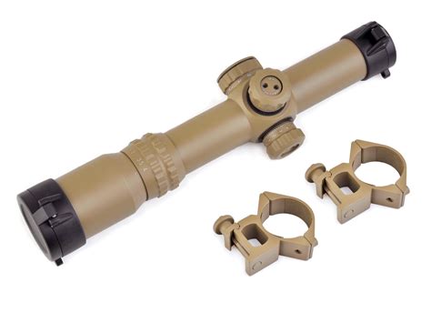 1-4x24 Dual Color Illuminated Mil-Dot Reticle Rifle Scope – The Mercenary Company