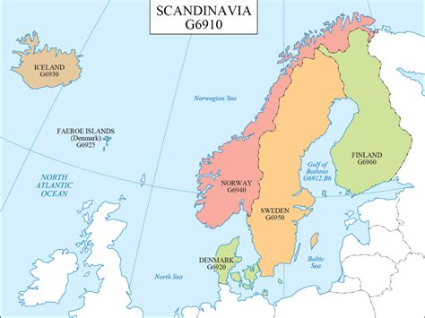 Scandinavian Peninsula On World Map