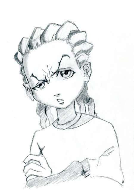 16+ Drawings Of Boondocks Characters | Graffiti characters, Animation art character design ...