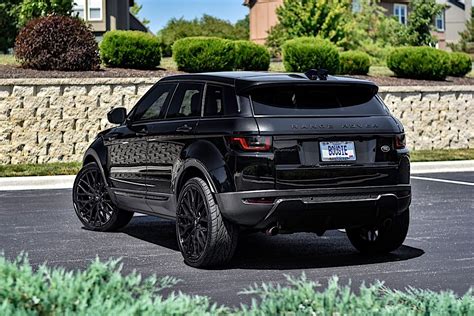 Land Rover Evoque Black with Asanti ABL-21 Aftermarket Wheels Wheel ...