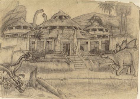 Jurassic Park Visitor Center by SpinoJP on DeviantArt in 2022 | Jurassic park, Jurassic park ...