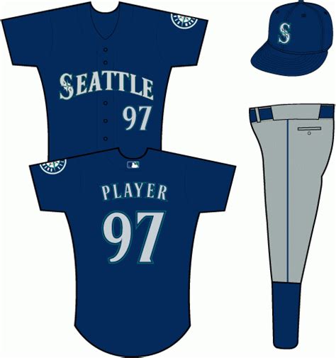 Seattle Mariners Uniform - Alternate Uniform - American League (AL) - Chris Creamer's Sports ...