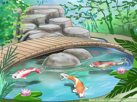 Fish Pond Drawing at PaintingValley.com | Explore collection of Fish Pond Drawing