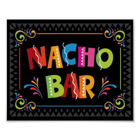 Nacho Bar Sign Printable