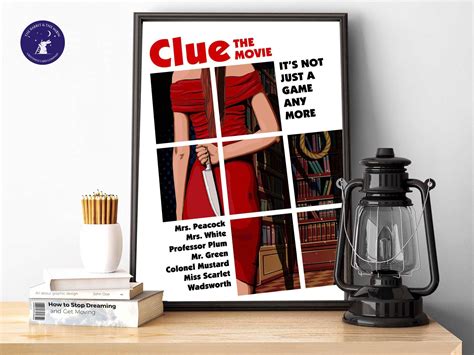 Clue the Movie Inspired Poster Greetings Card A4/A3 Print - Etsy