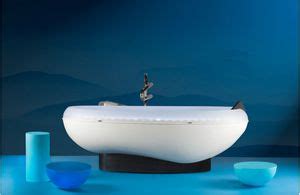 Hydromassage bathtub with chromotherapy lamps - MOOR series - Stas Doyer