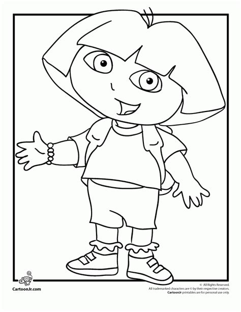 Dora And Diego Coloring Pages Free - Coloring Home