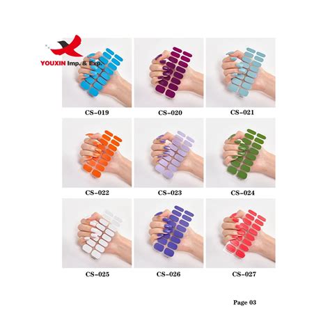 Custom Korean Style New Gel Nail Sticker With Uv Gel Nail Wraps Gel Nail Stickers Semi Cured ...