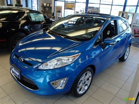 2013 Blue Candy Ford Fiesta Titanium Hatchback #81127642 | GTCarLot.com - Car Color Galleries