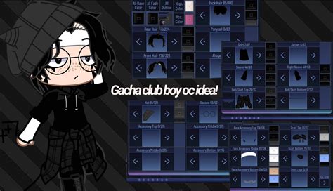 Gacha club boy oc idea | Club, Boys, Coding