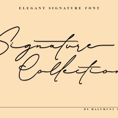 Signature Watermark Fonts | Collection | FontSpace