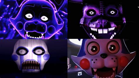 ALL FNAC JUMPSCARES (2015-2019) | 1, 2, 3, REMASTERED - YouTube