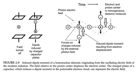 physical chemistry - Raman scattering and "electron and proton center" of molecule - Chemistry ...