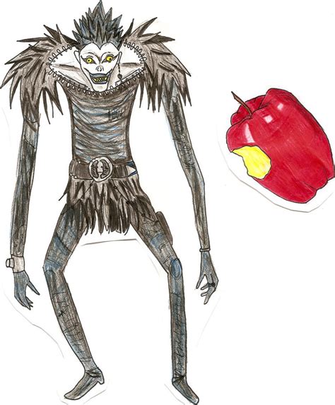 Ryuk and an apple by Julizkuukkeli on DeviantArt