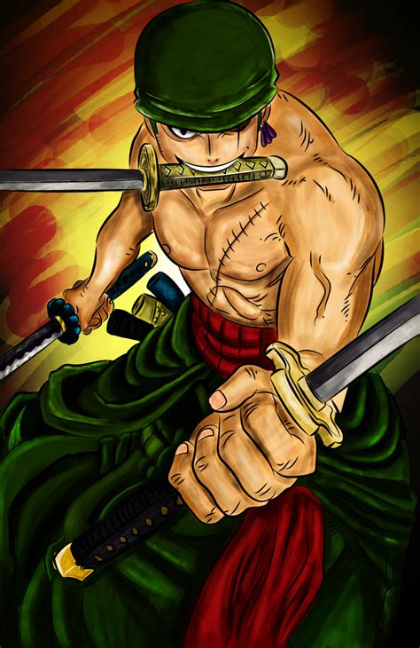 Roronoa Zoro by Dander97 on DeviantArt