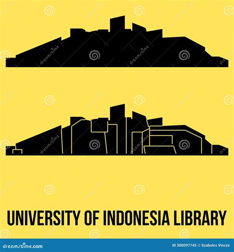 University of Indonesia Library, Jakarta Stock Illustration ...