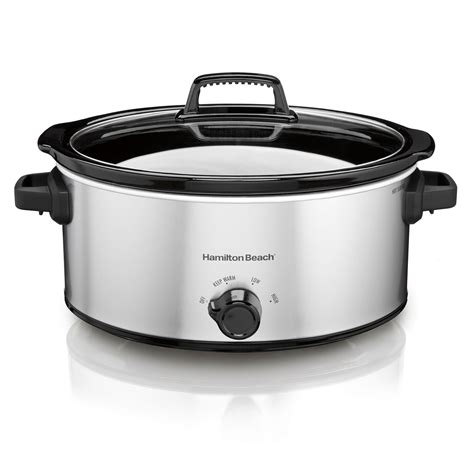 Hamilton Beach 6 Quart Oval Slow Cooker - 33665 | HamiltonBeach.com