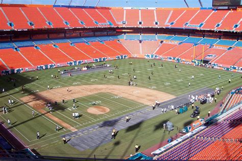 Dolphin Stadium - Marlins game. | Stadium, Sun life stadium, Dolphins ...