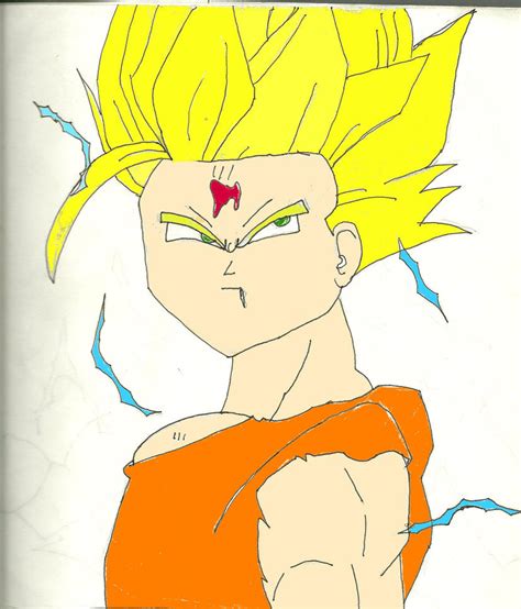 Angry Super Saiyan 2 Gohan by sonic12347 on DeviantArt