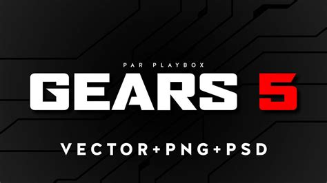 Gears 5 LOGO VECTOR + PSD + PNG by Playbox36 on DeviantArt