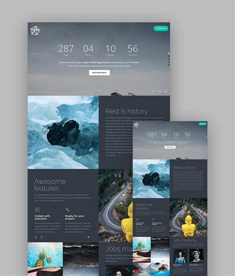 18+ Best Responsive HTML5 Landing Page Templates (2018)