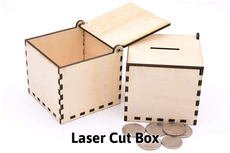 Laser Cut Box - Easy Hinged Box and Coin Box - AB Crafty