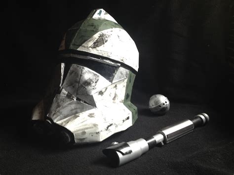 Jake Makes: Clone ARC Trooper helmet......out of paper