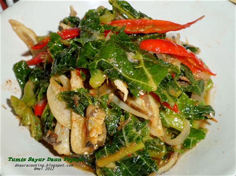 D'naura Natural Cooking: Tumis Sayur Daun Pepaya