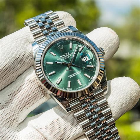 Rolex Datejust 41 Ultra Rare Mint Green Dial Jubilee Bracelet ...