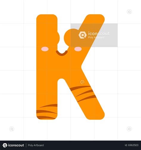 Letter K Animated Icon download in JSON, LOTTIE or MP4 format