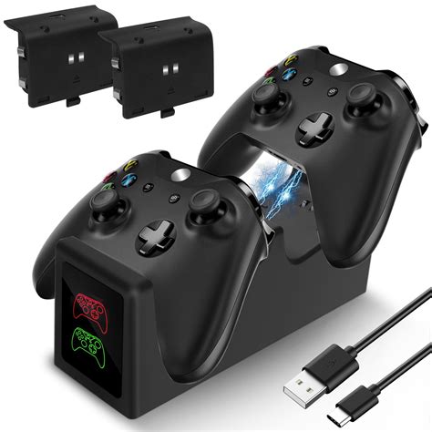 EEEkit Charging Dock Fit for Xbox Series X/S, Xbox One/One S/X/Elite Controllers, Dual ...