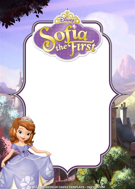 Free Sofia the First Birthday Invitations | Download Hundreds FREE PRINTABLE Birthday Invitation ...