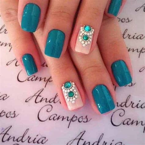 30 Impressive Teal Nail Art Designs for 2024 – SheIdeas