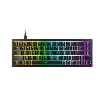 Xtrfy K5 Compact RGB Transparent White Mechanical Gaming Keyboard | Keybumps