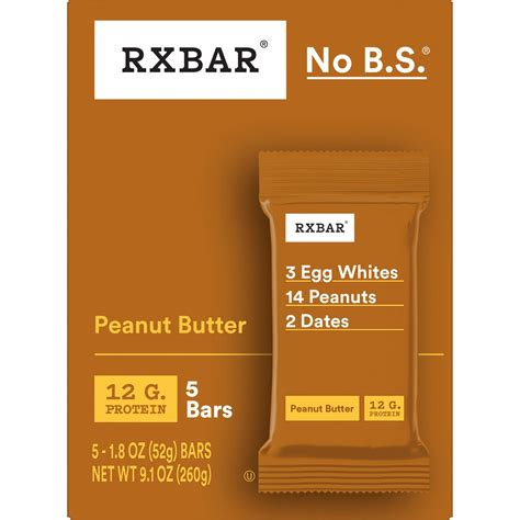 RXBAR Peanut Butter Protein Bars, 9.1 oz - Shop Granola & snack bars at H-E-B