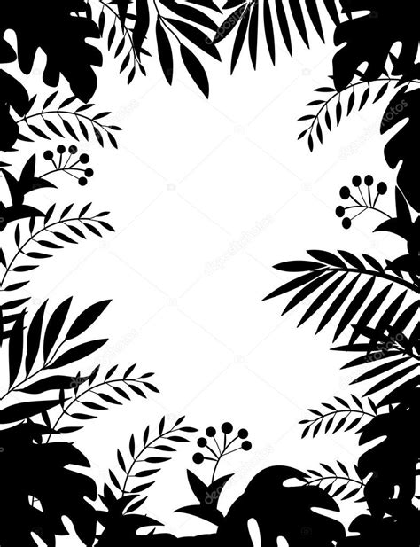 Jungle silhouette Stock Vector Image by ©idesign2000 #10357042