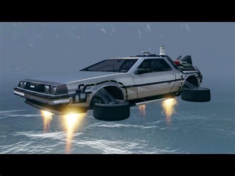 GTA V Back To The Future Delorean And Time Travel MOD - YouTube