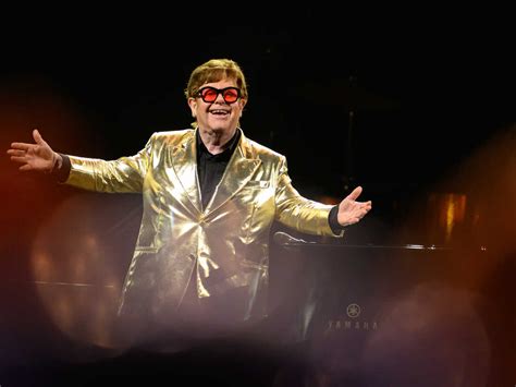 Elton John wraps up his last performance in his record-setting farewell tour : NPR