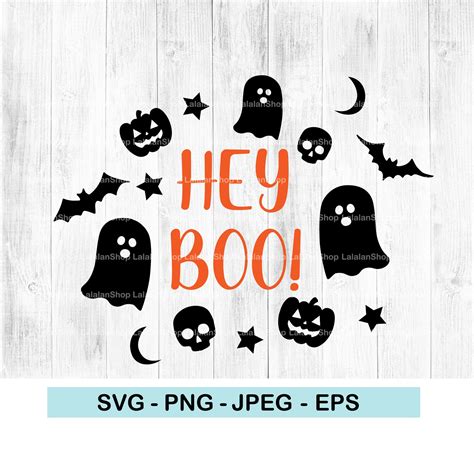 Hey Boo SVG Boo Svg Halloween Svg Funny Halloween Svg Boo - Etsy