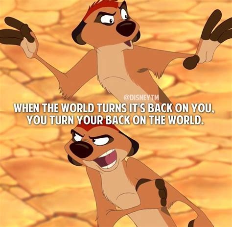 The Lion King Quotes from Timon This brings back memories. The lion ...