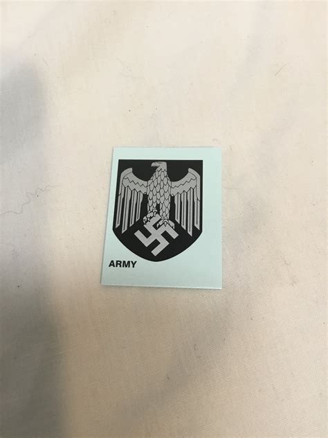 German Army Helmet Decal ( Reproduction ) – Roy's Army Surplus & Collectables