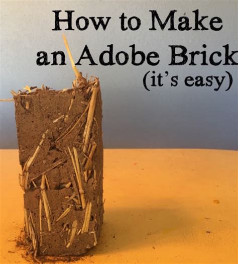 How to Make Adobe Bricks {Just like the ones at the Mission!} - Small Things Are Big Things