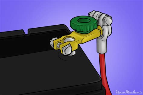 How to Attach a Car Battery-Mounted Power Cut-off Switch | YourMechanic ...